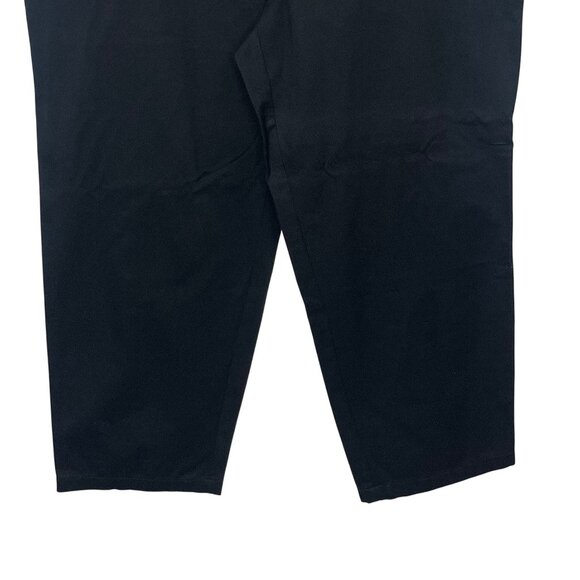 Dockers Pants Womens 24W Short Black New Flat Front Khakis Straight Leg - Picture 4 of 10